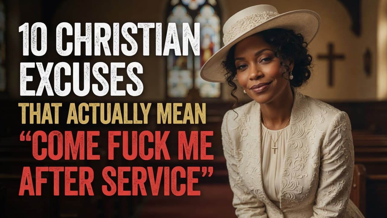 10 Christian Excuses That Actually Mean “Come Fuck Me After Service”